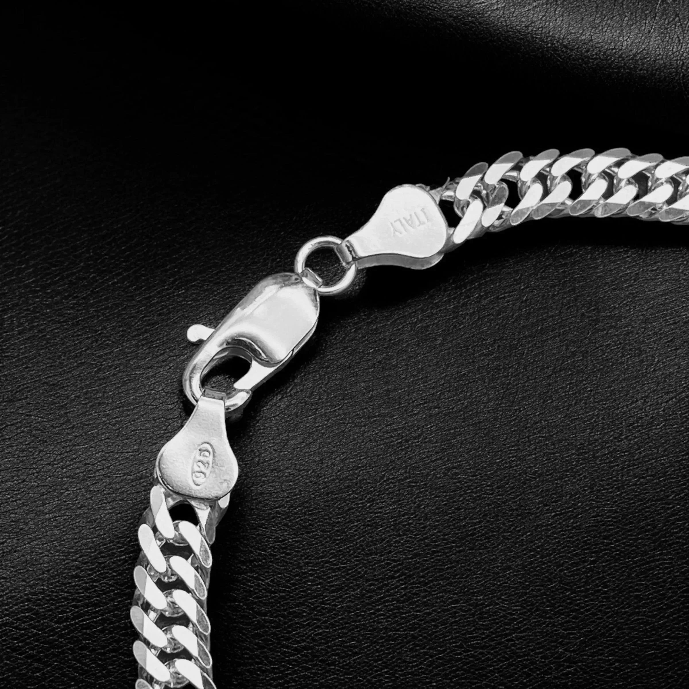 DOPPEL PANZERKETTEN ARMBAND 925 SILBER 5.5MM - VENEV