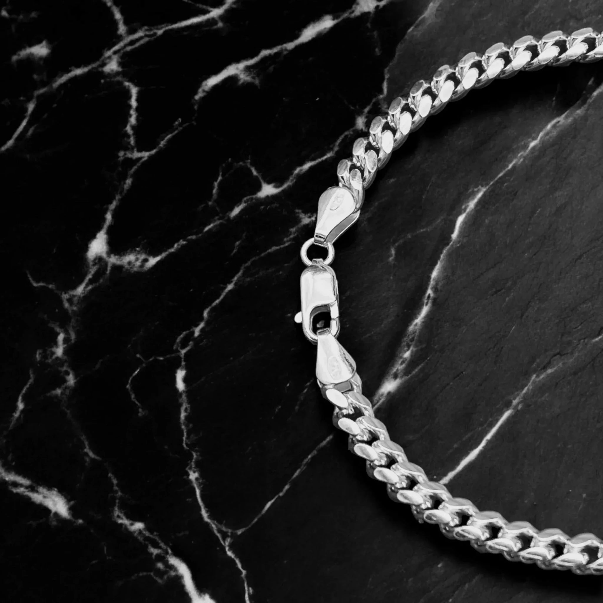 4,8MM MIAMI CUBAN LINK PANZERKETTEN ARMBAND - SILBER 925