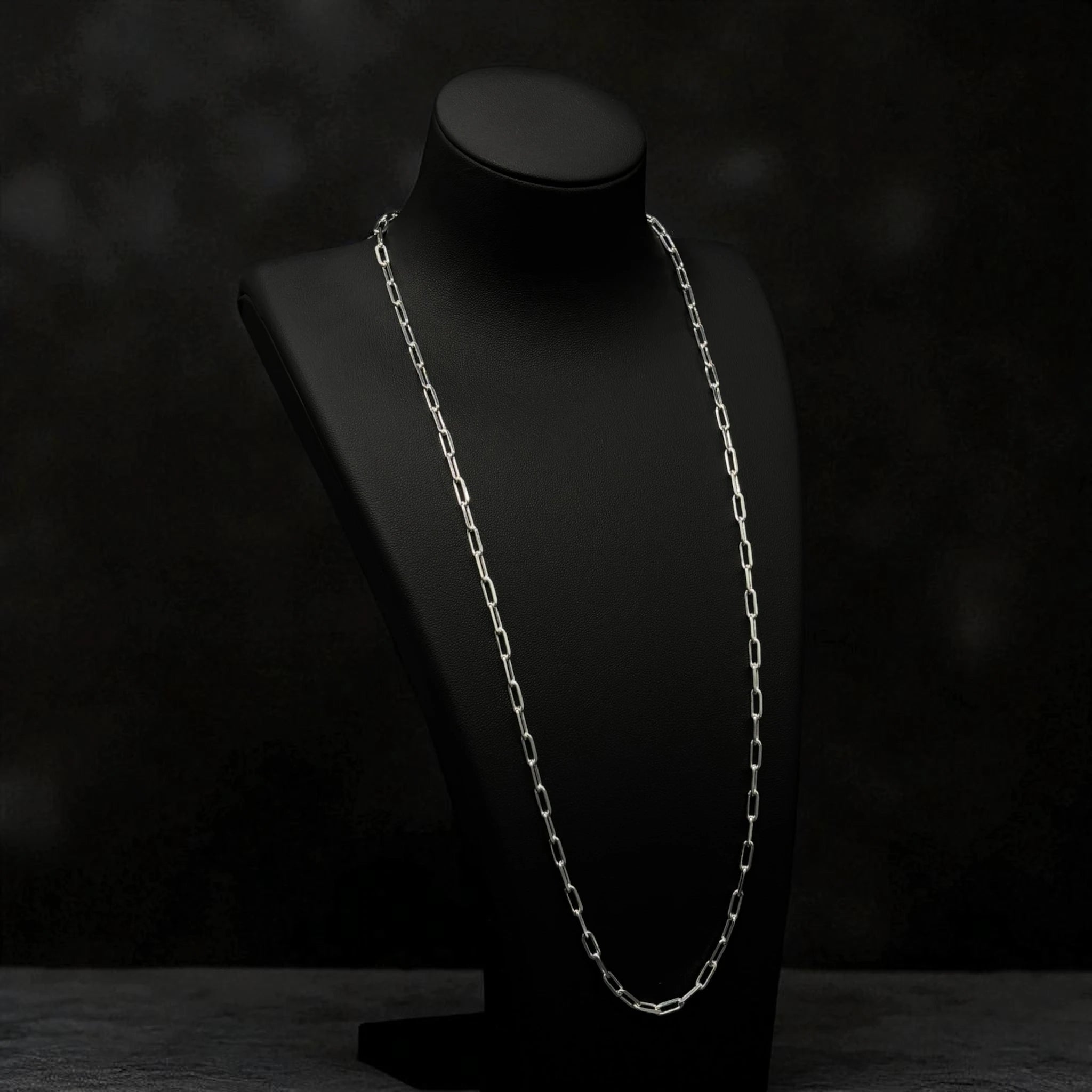 3,5MM PAPERCLIP KETTE - SILBER 925