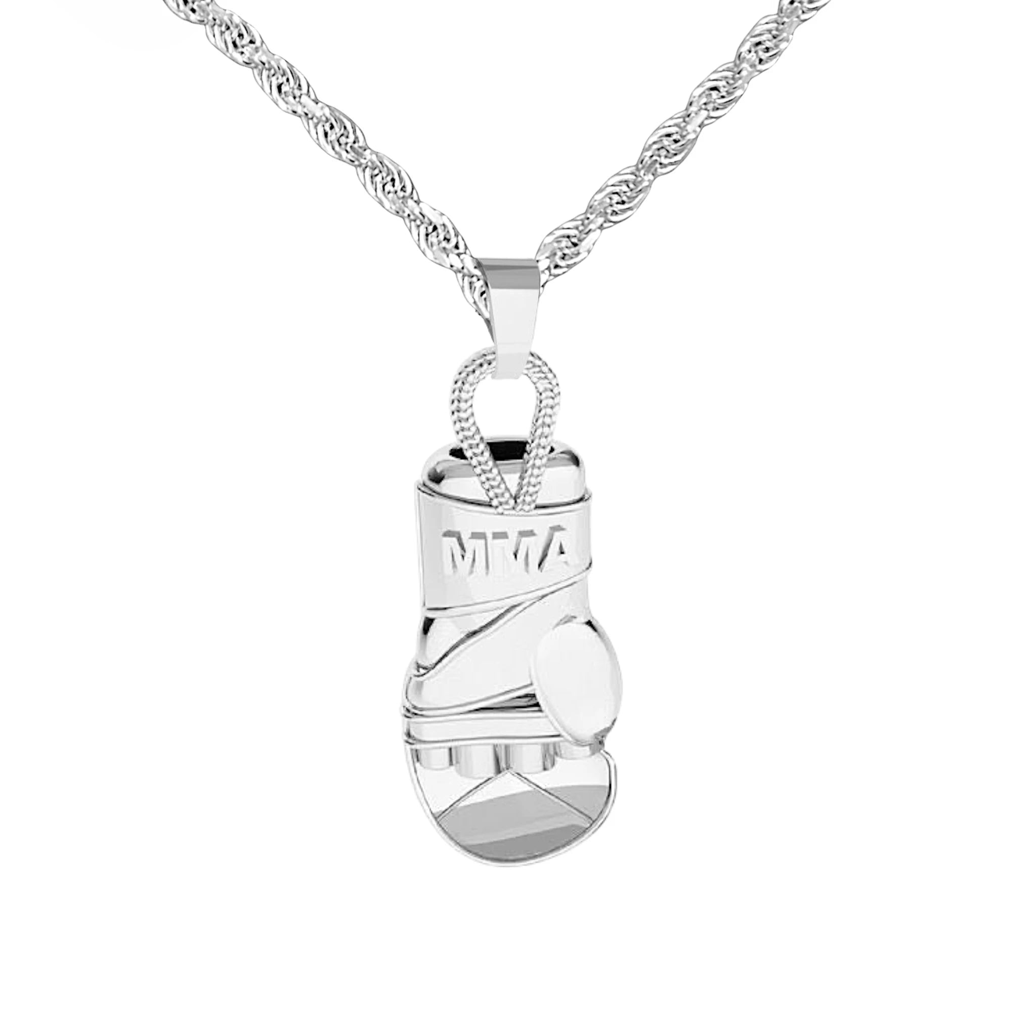 MMA HANDSCHUH ANHÄNGER - SILBER 925