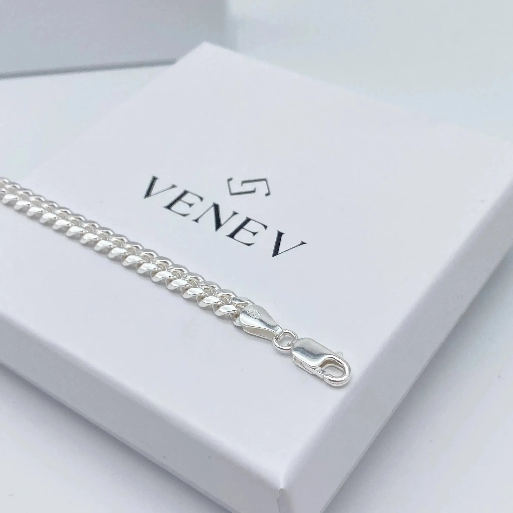 4,8MM MIAMI CUBAN LINK PANZERKETTEN ARMBAND - SILBER 925