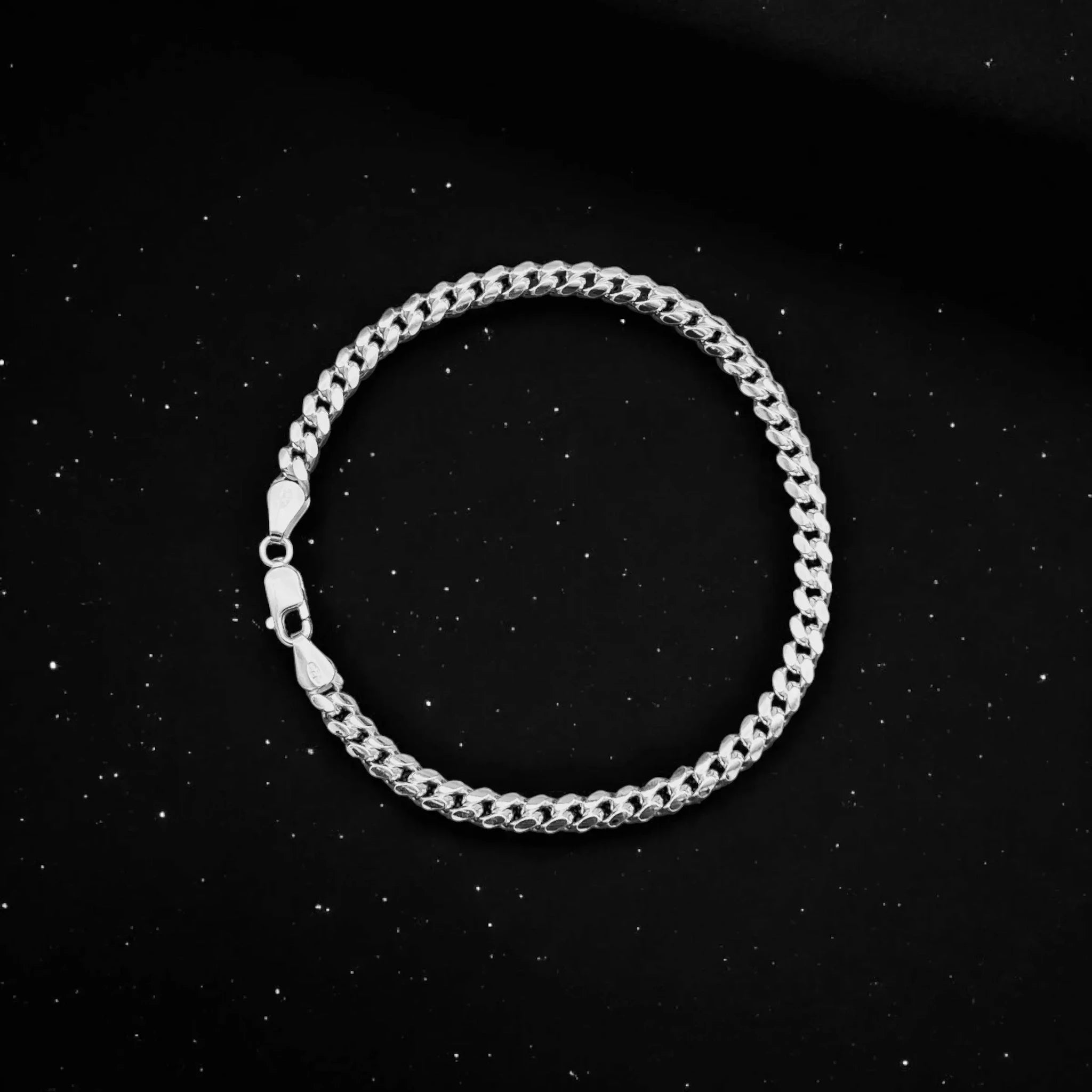 4,8MM MIAMI CUBAN LINK PANZERKETTEN ARMBAND - SILBER 925