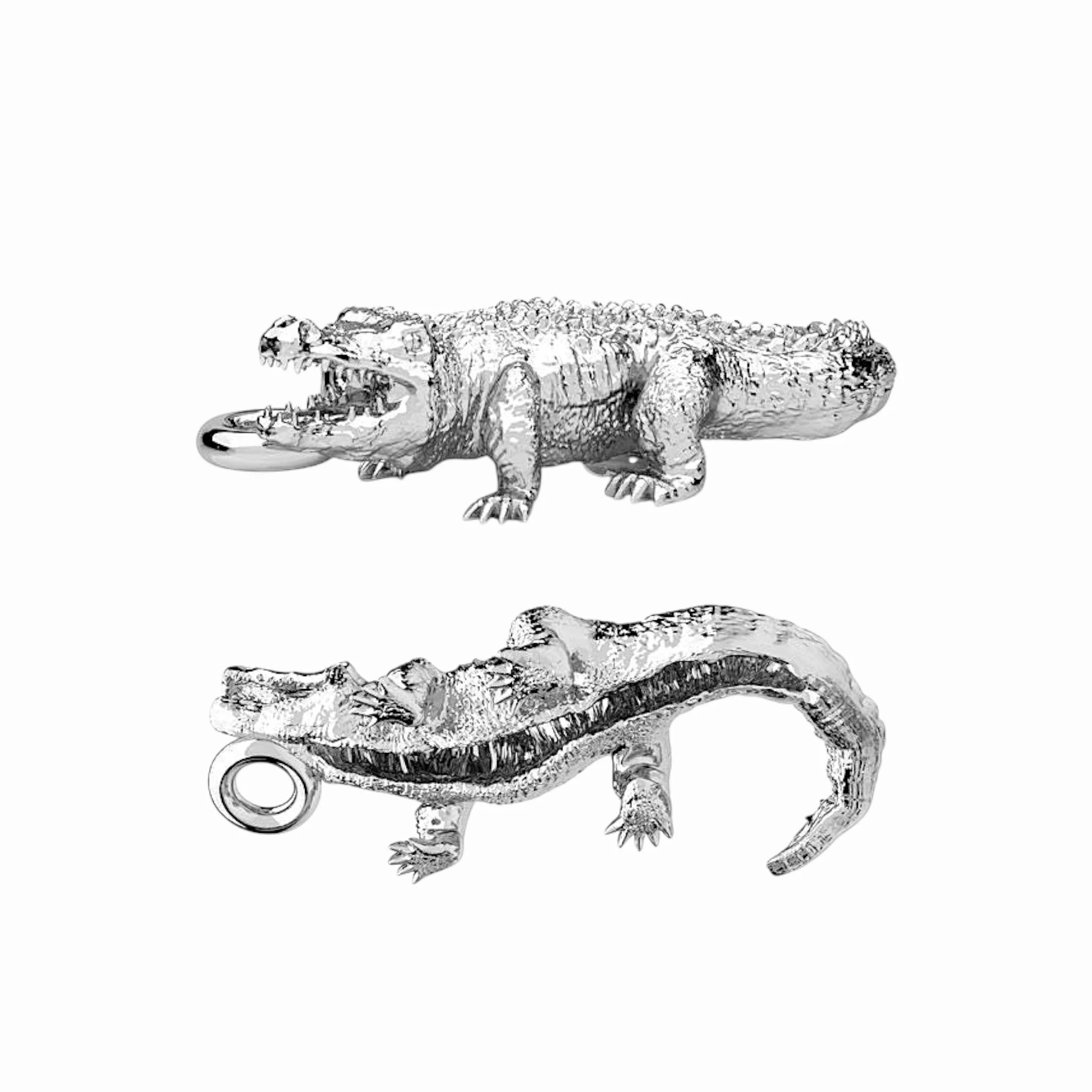 KROKODIL ANHÄNGER - SILBER 925