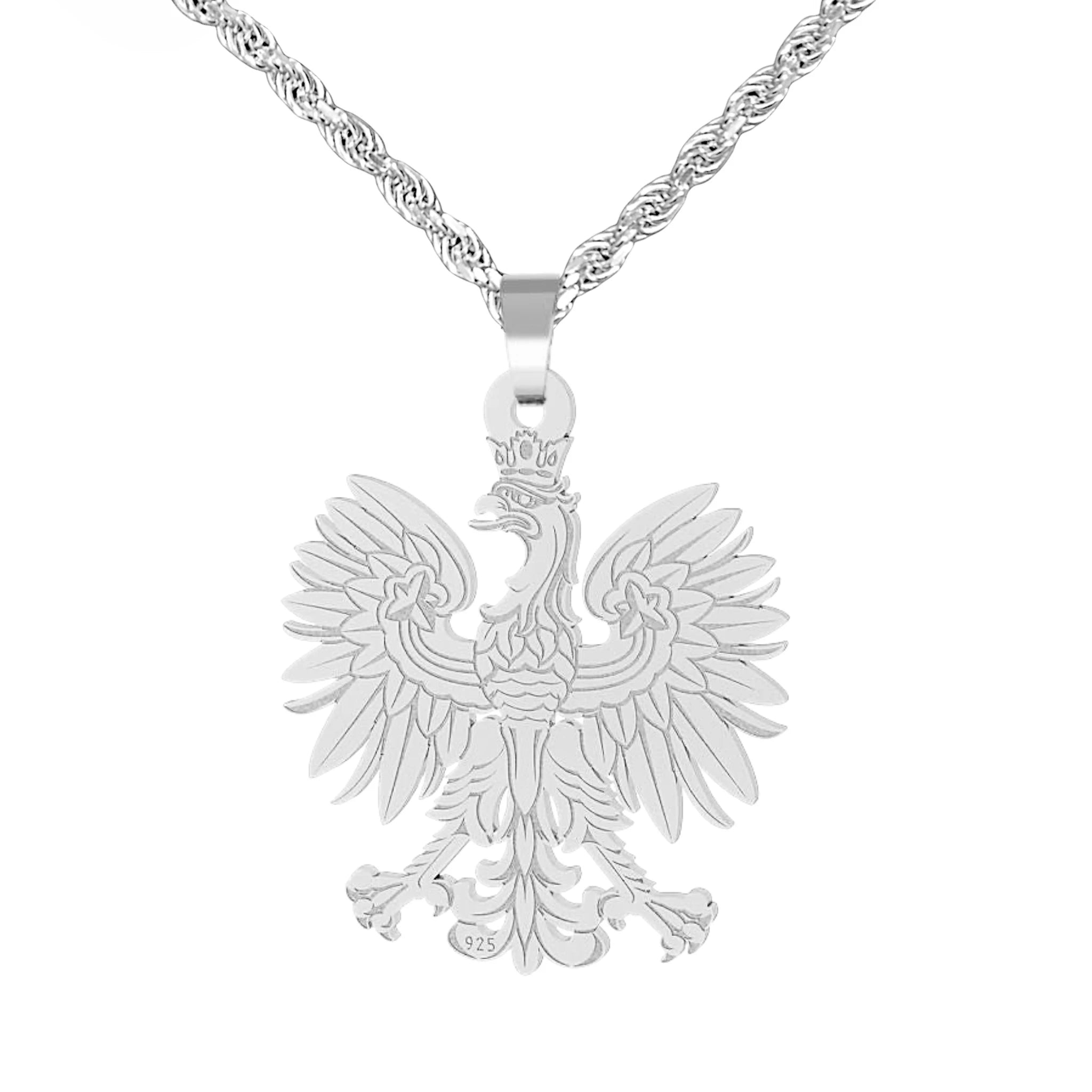 POLNISCHER ADLER ANHÄNGER - SILBER 925