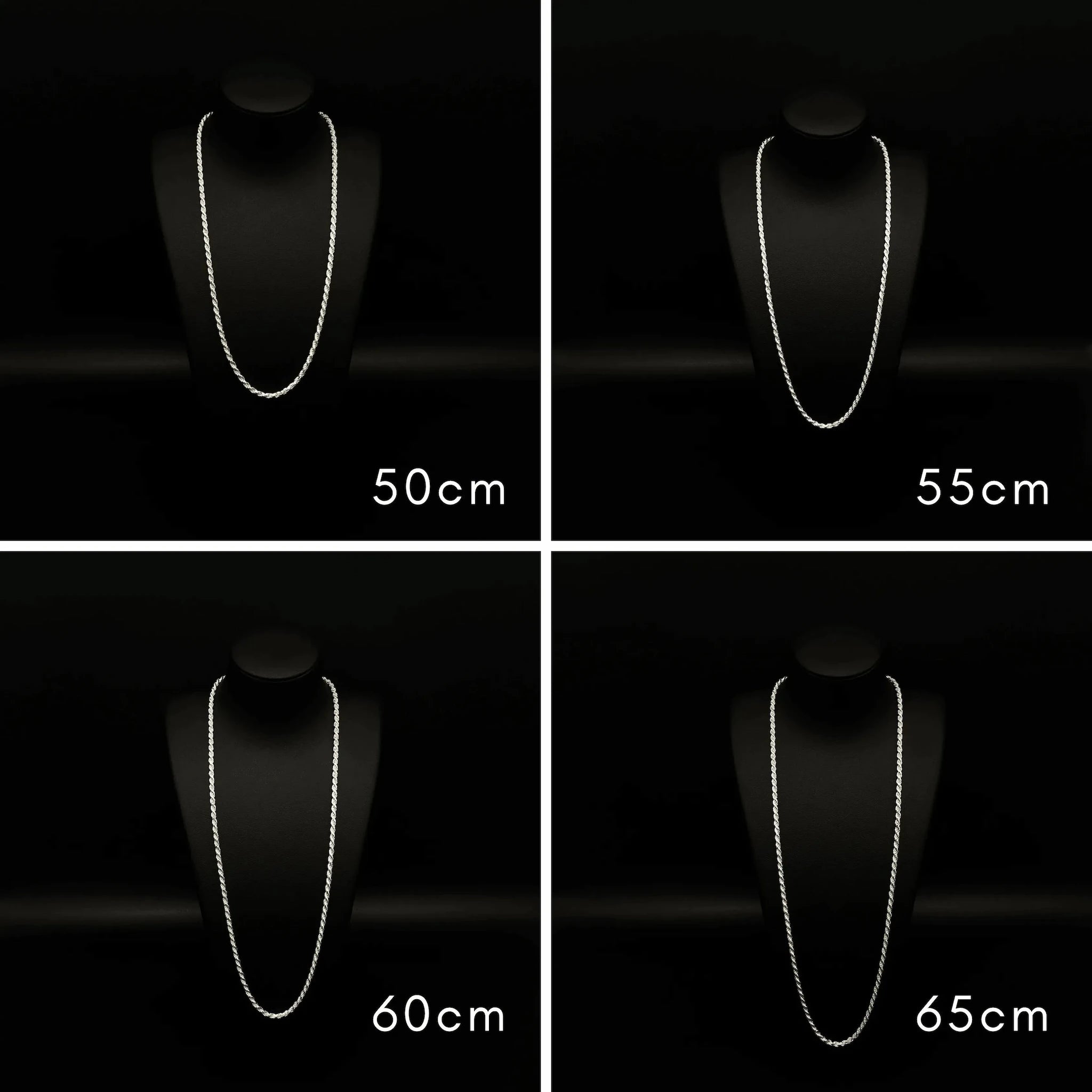 3,2MM KORDELKETTE - SILBER 925