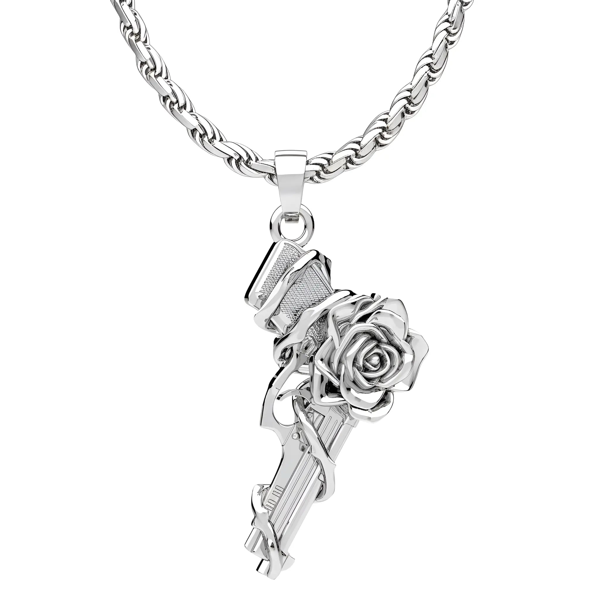 BERETTA ROSE PISTOLE ANHÄNGER – SILBER 925