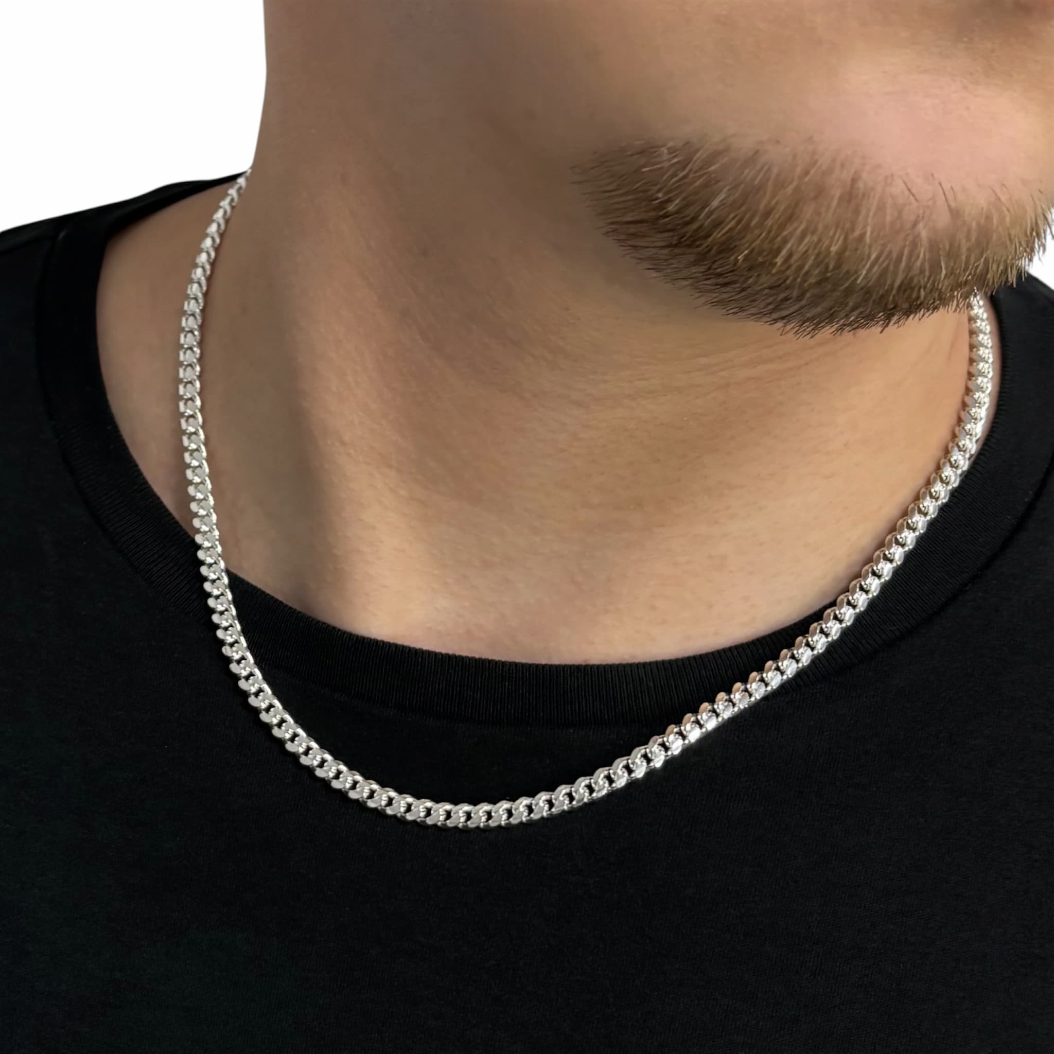 4,8MM MIAMI CUBAN LINK PANZERKETTE - SILBER 925