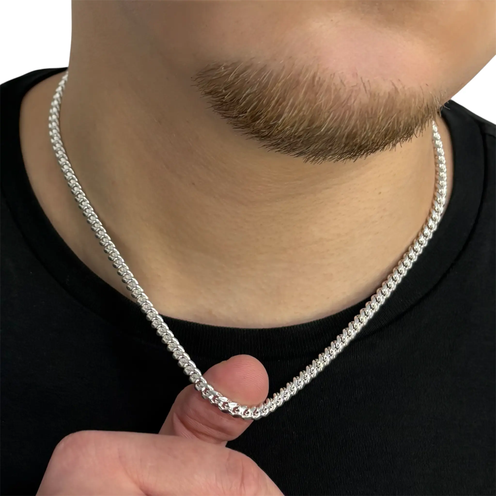 4,8MM MIAMI CUBAN LINK PANZERKETTE - SILBER 925