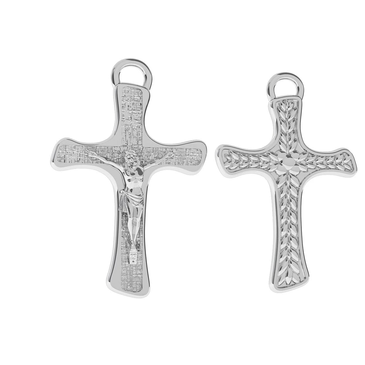 KRUZIFIX KREUZ ANHÄNGER - SILBER 925