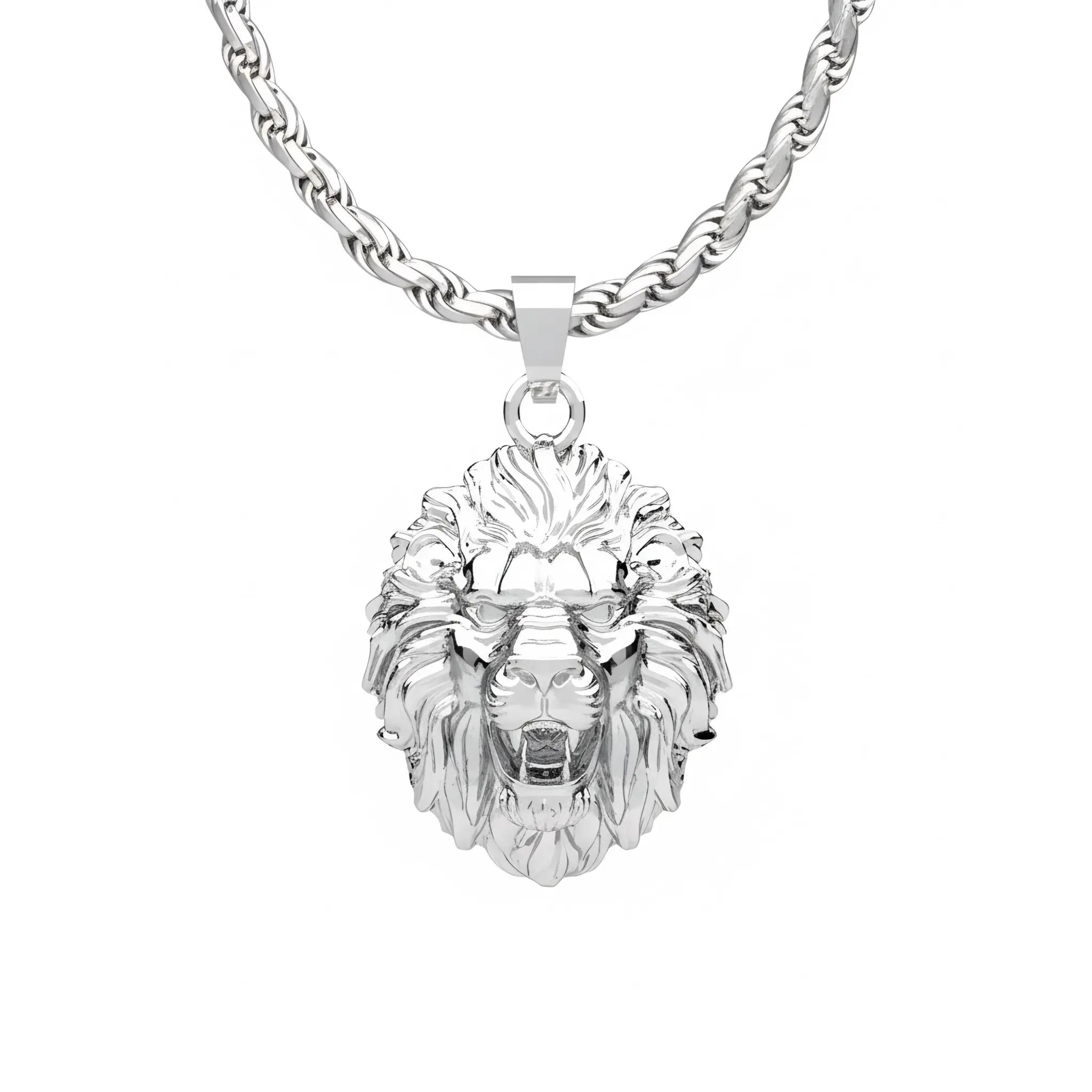 LÖWENKOPF ANHÄNGER - SILBER 925