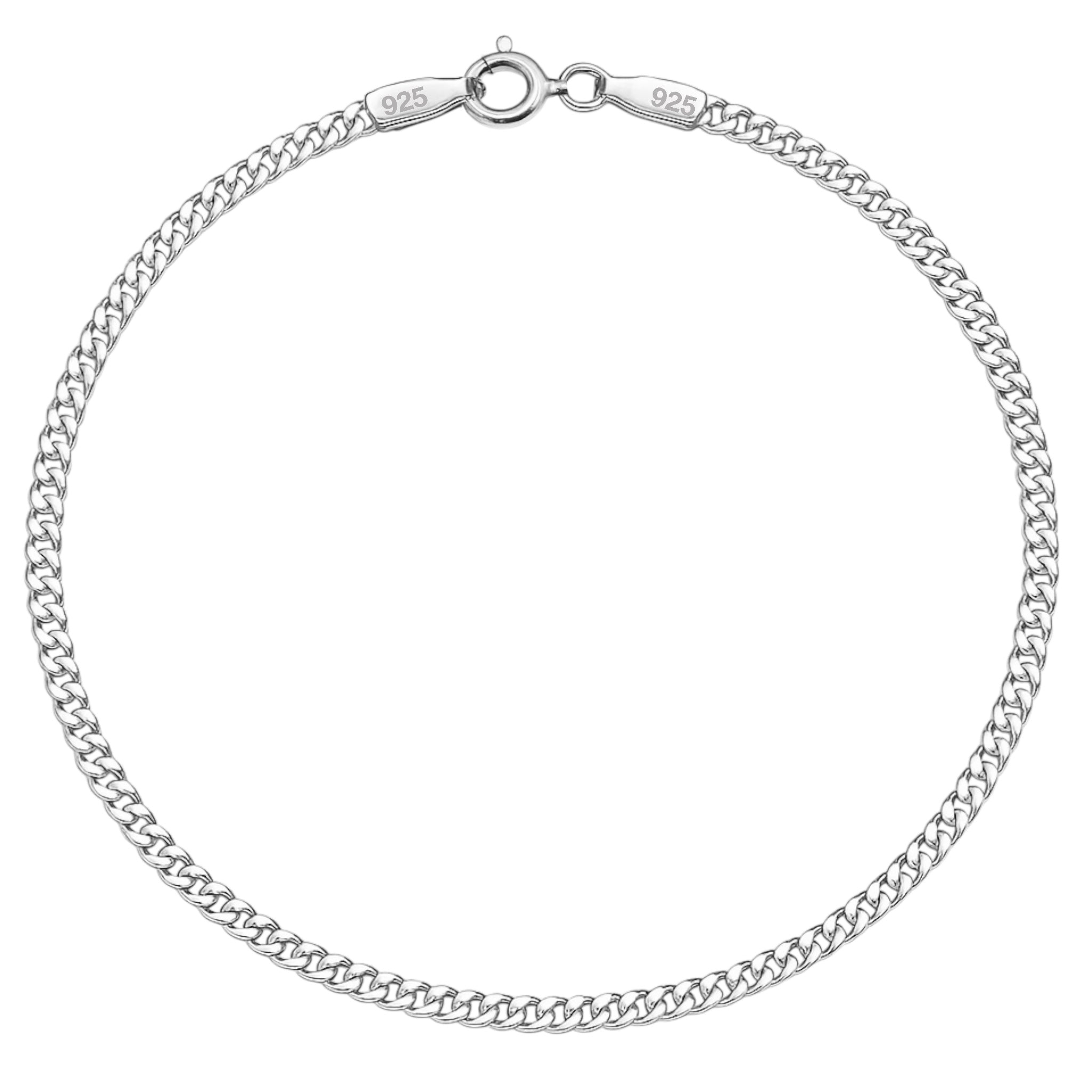2MM MIAMI CUBAN LINK PANZERKETTEN ARMBAND - SILBER 925