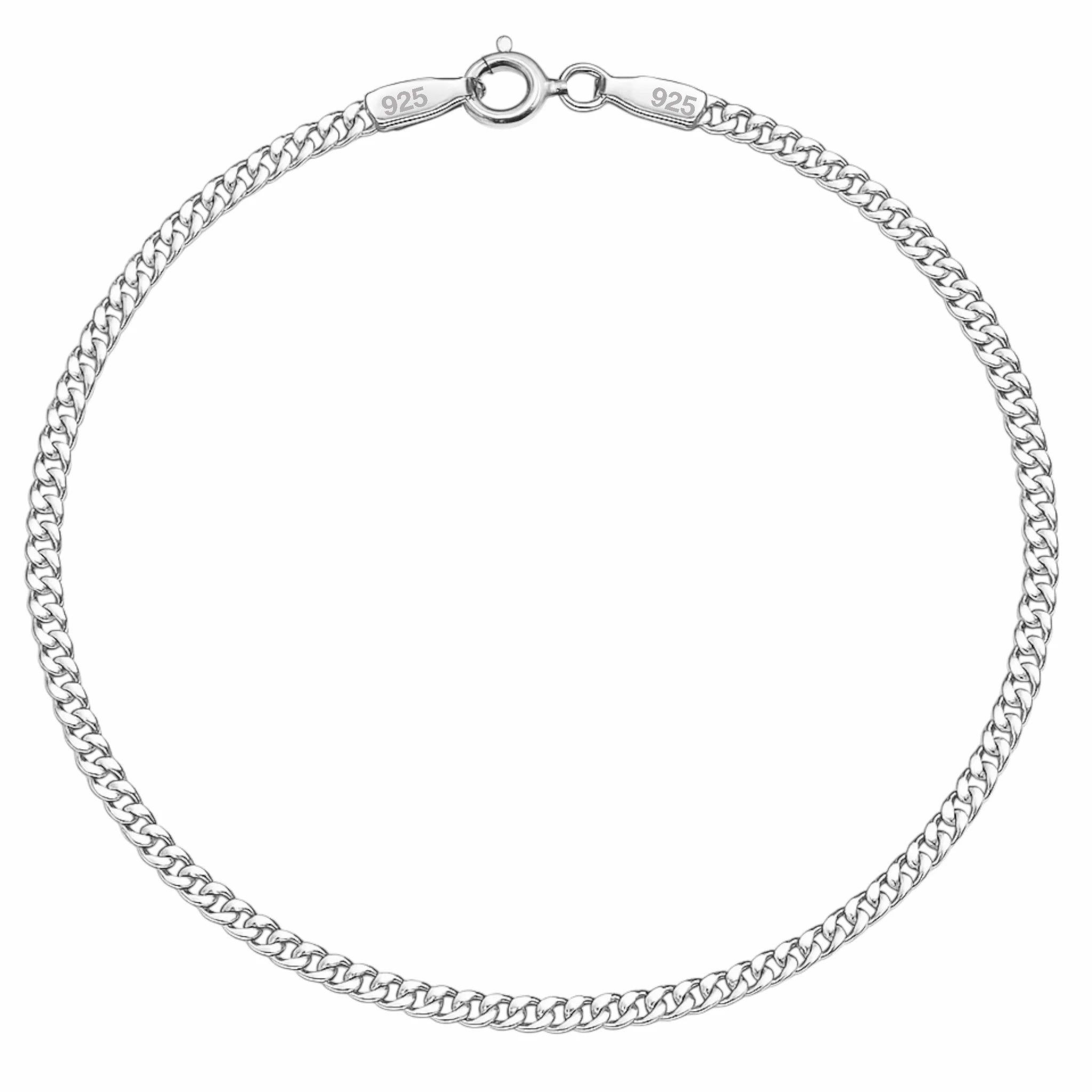 2MM MIAMI CUBAN LINK PANZERKETTEN ARMBAND - SILBER 925