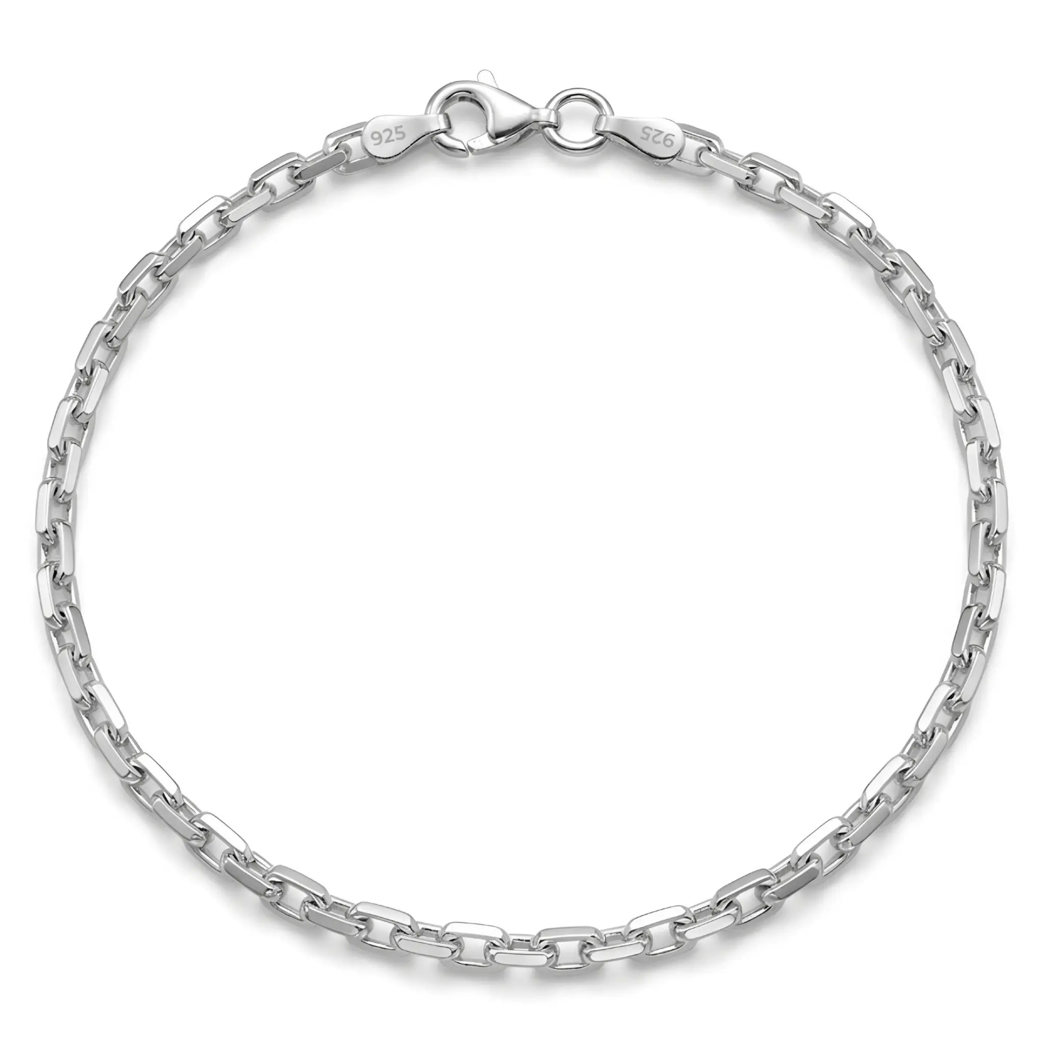 3,3MM ANKERKETTEN ARMBAND - SILBER 925