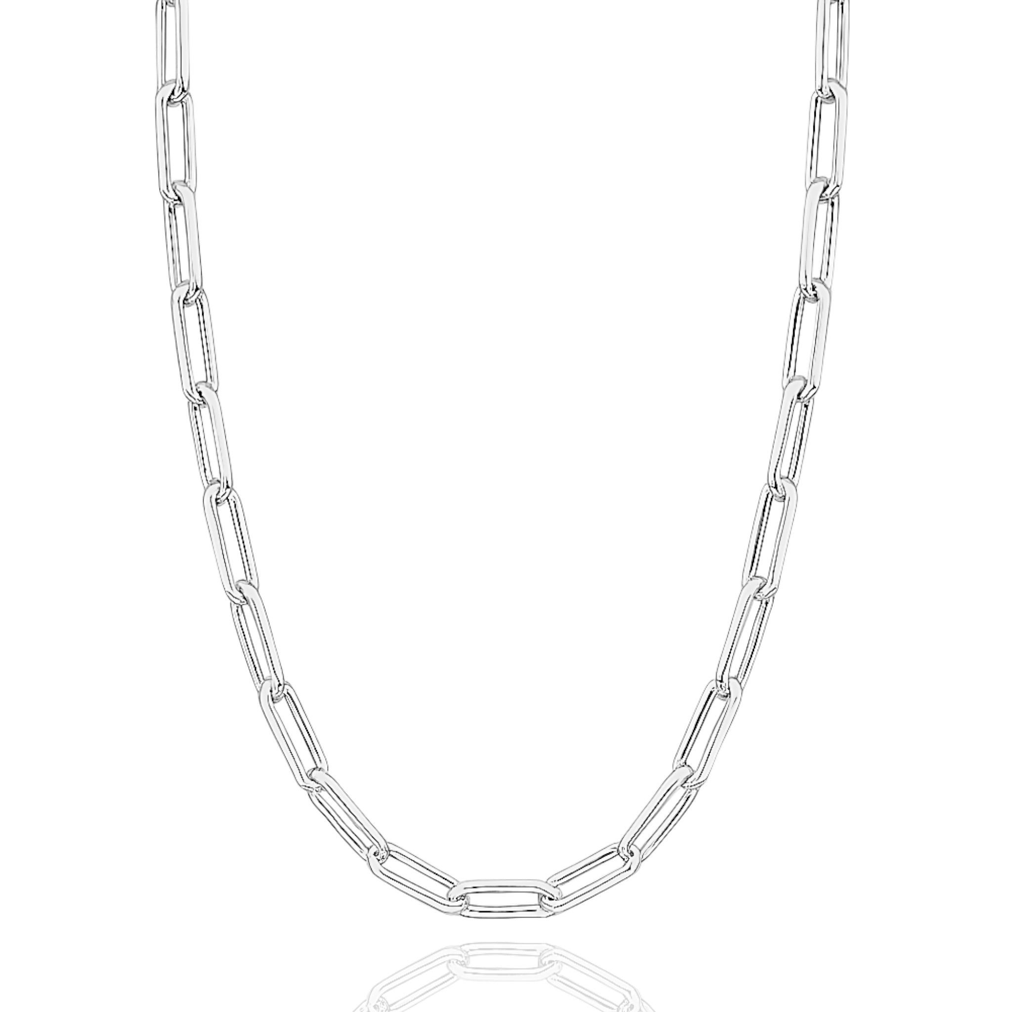 3,5MM PAPERCLIP KETTE - SILBER 925