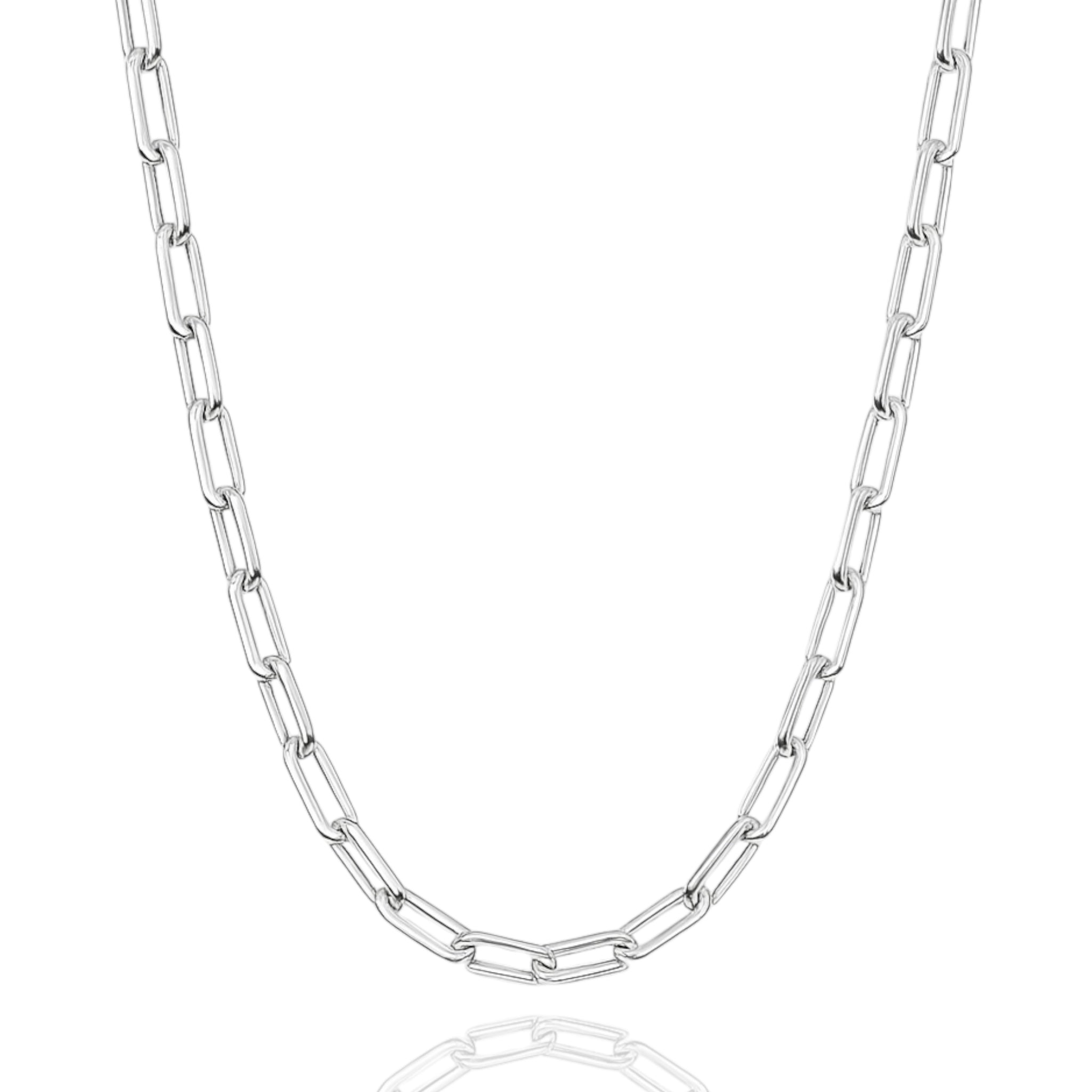 3,5MM PAPERCLIP KETTE - SILBER 925