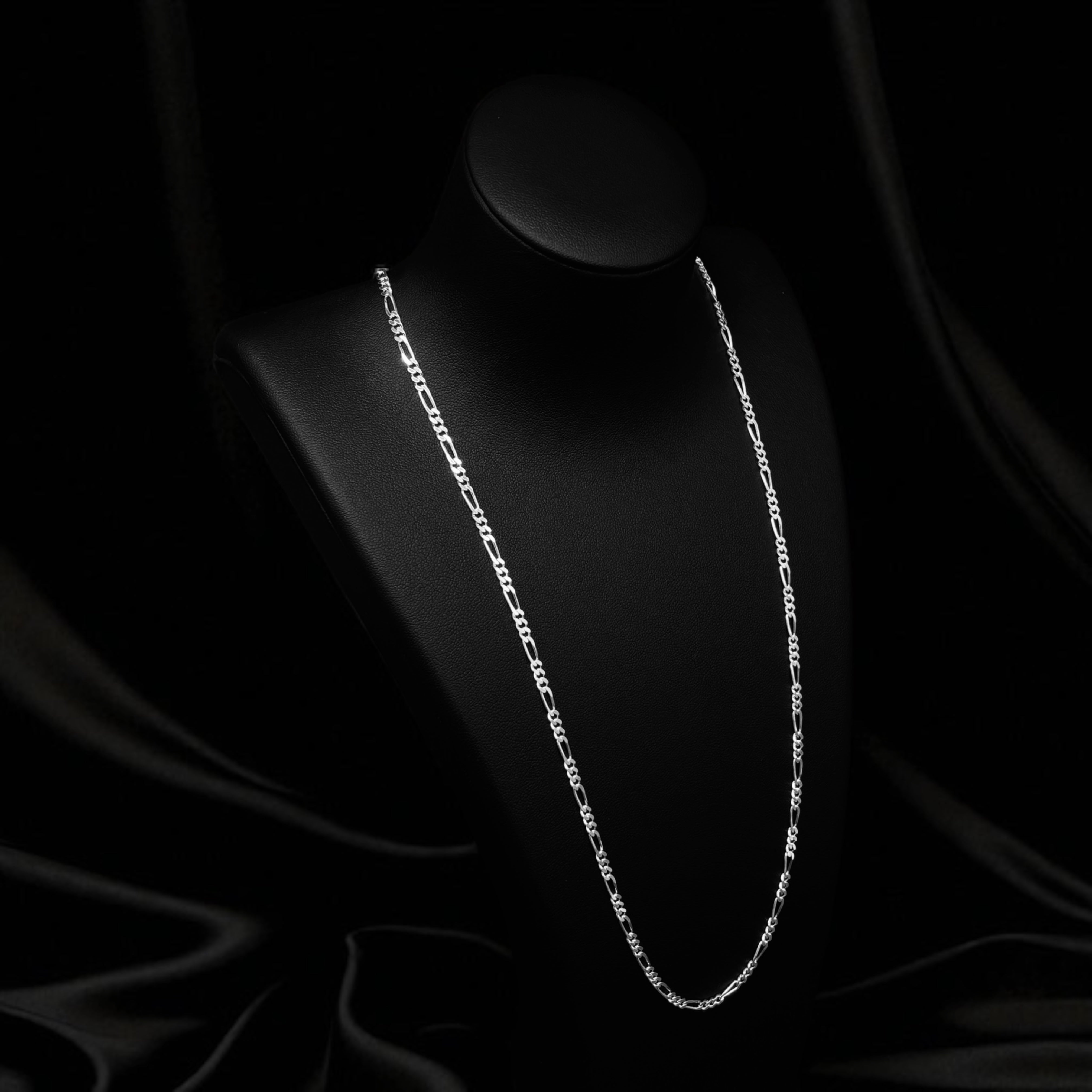 2,8MM FIGAROKETTE - SILBER 925