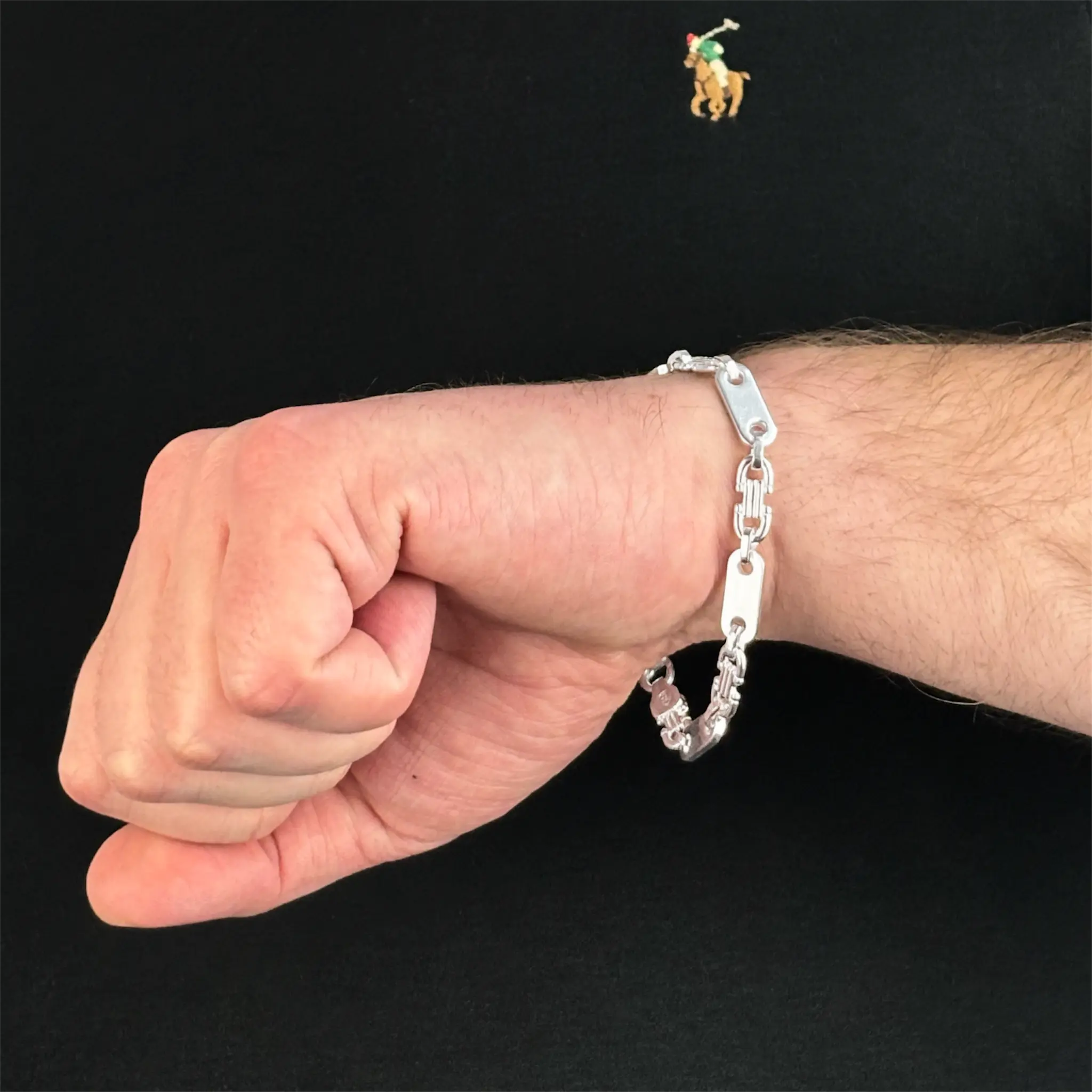 6MM PLATTENKETTEN ARMBAND - SILBER 925