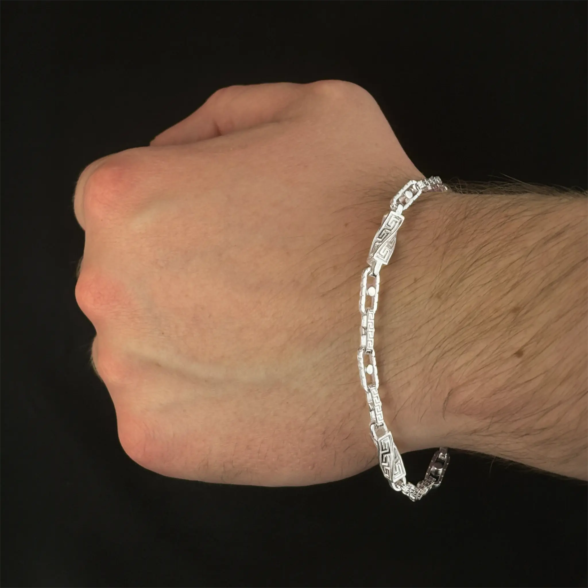 4MM SANTORINI ARMBAND - SILBER 925