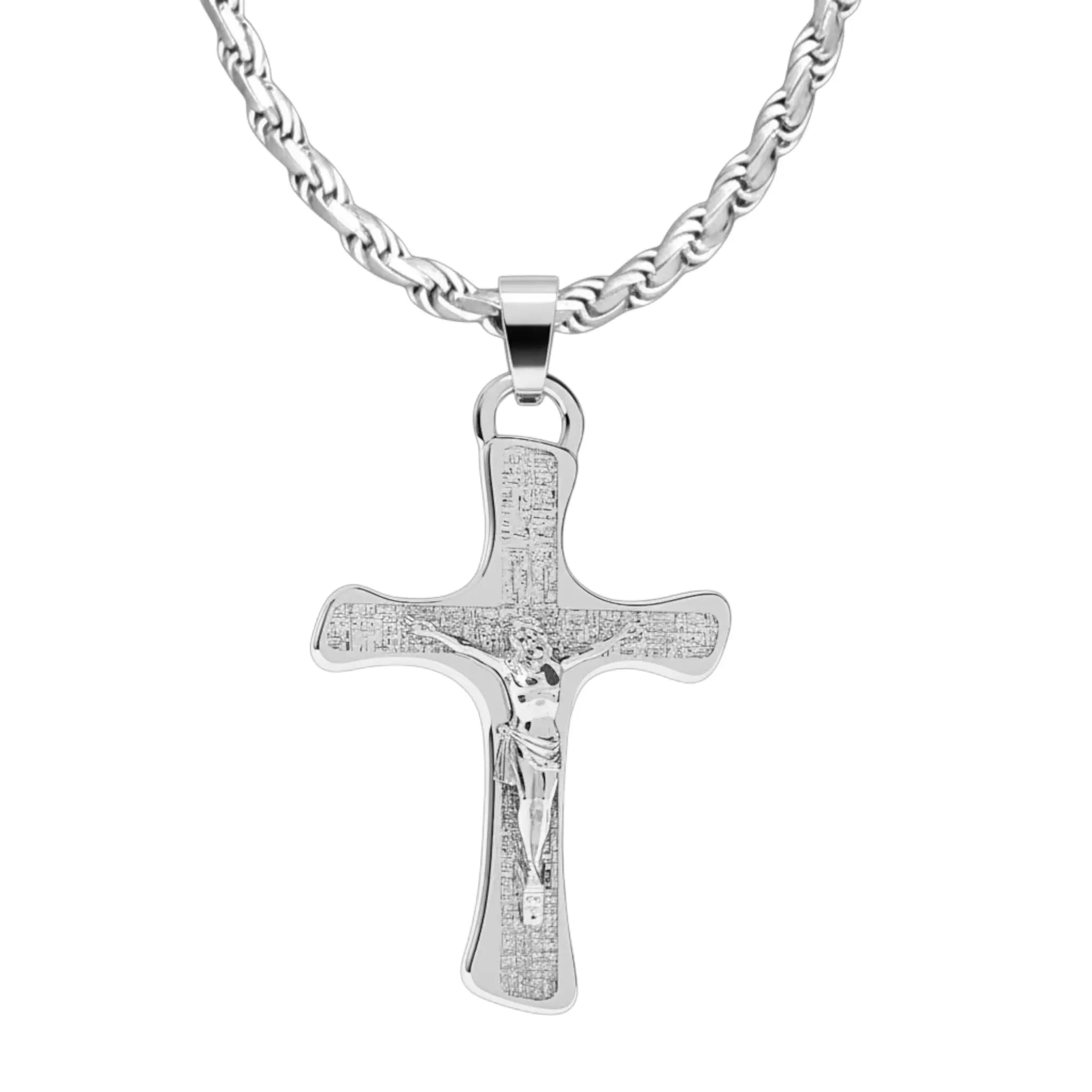 KRUZIFIX KREUZ ANHÄNGER - SILBER 925