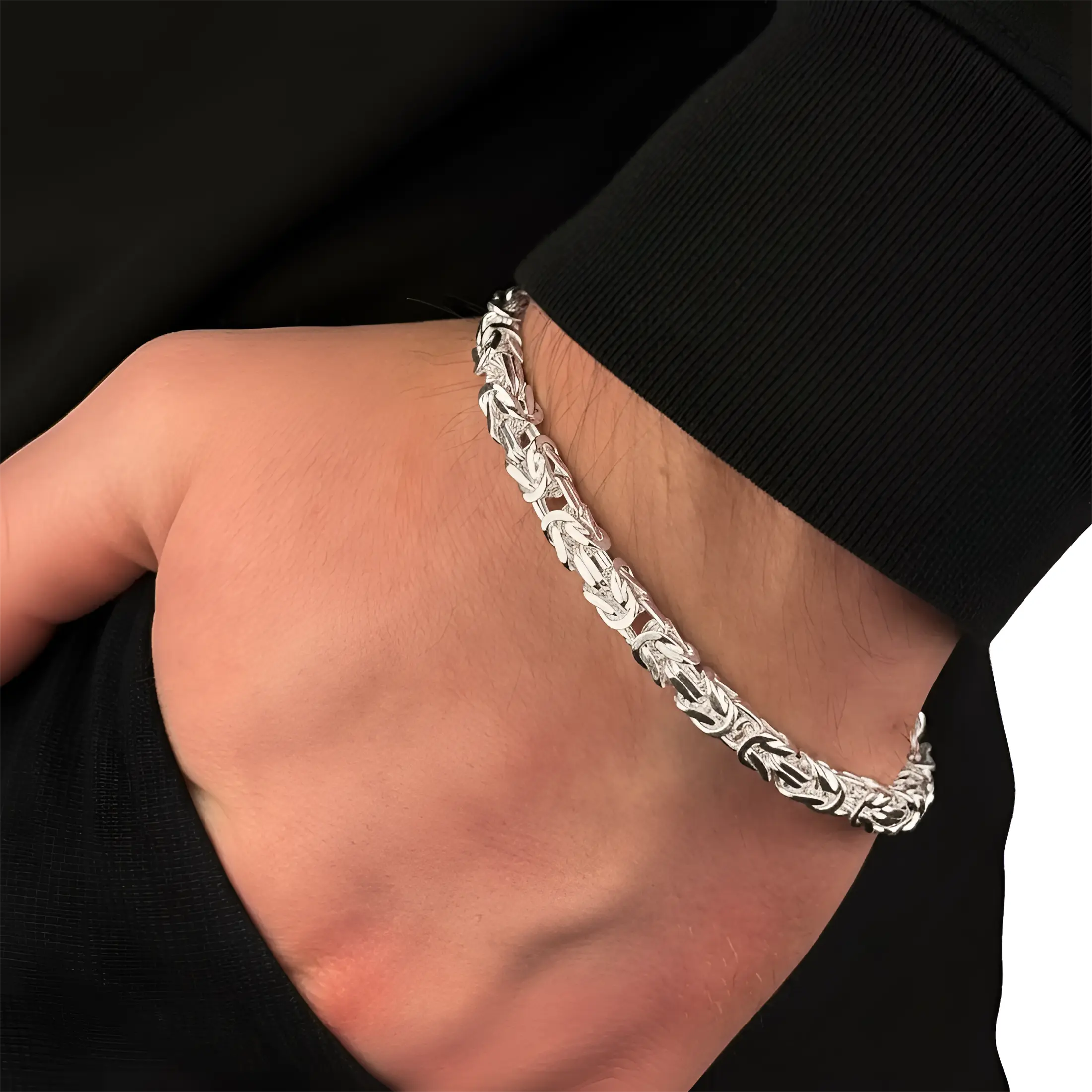 5,1MM KÖNIGSKETTEN ARMBAND - SILBER 925