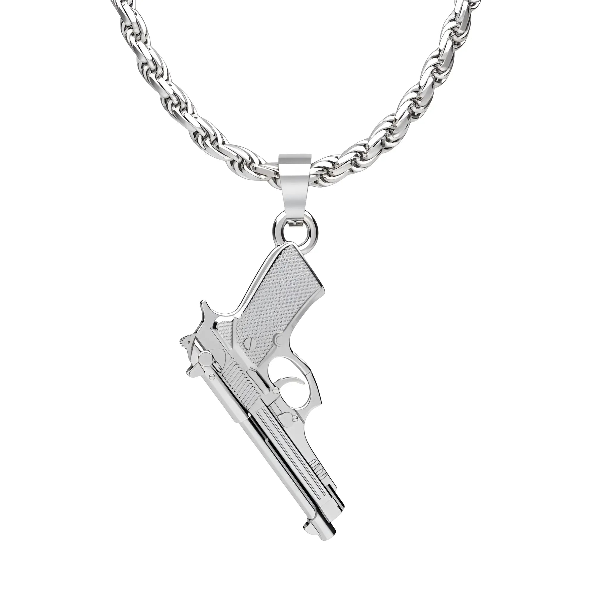 BERETTA PISTOLE ANHÄNGER - SILBER 925