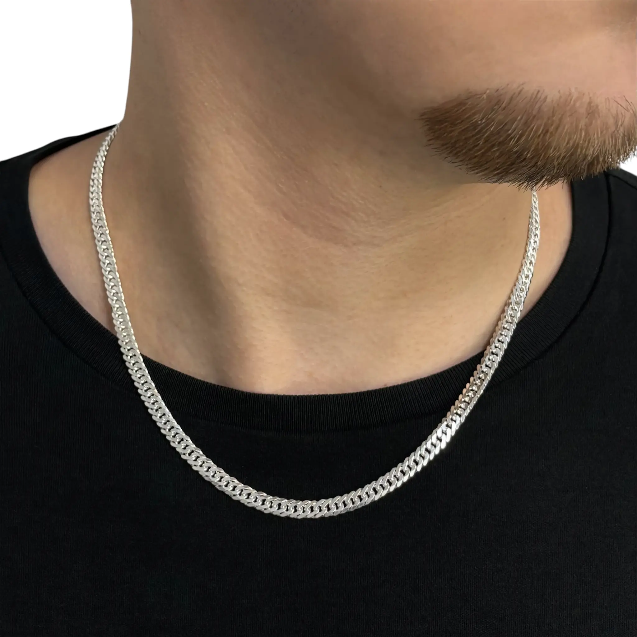 5,5MM DOPPEL PANZERKETTE - SILBER 925