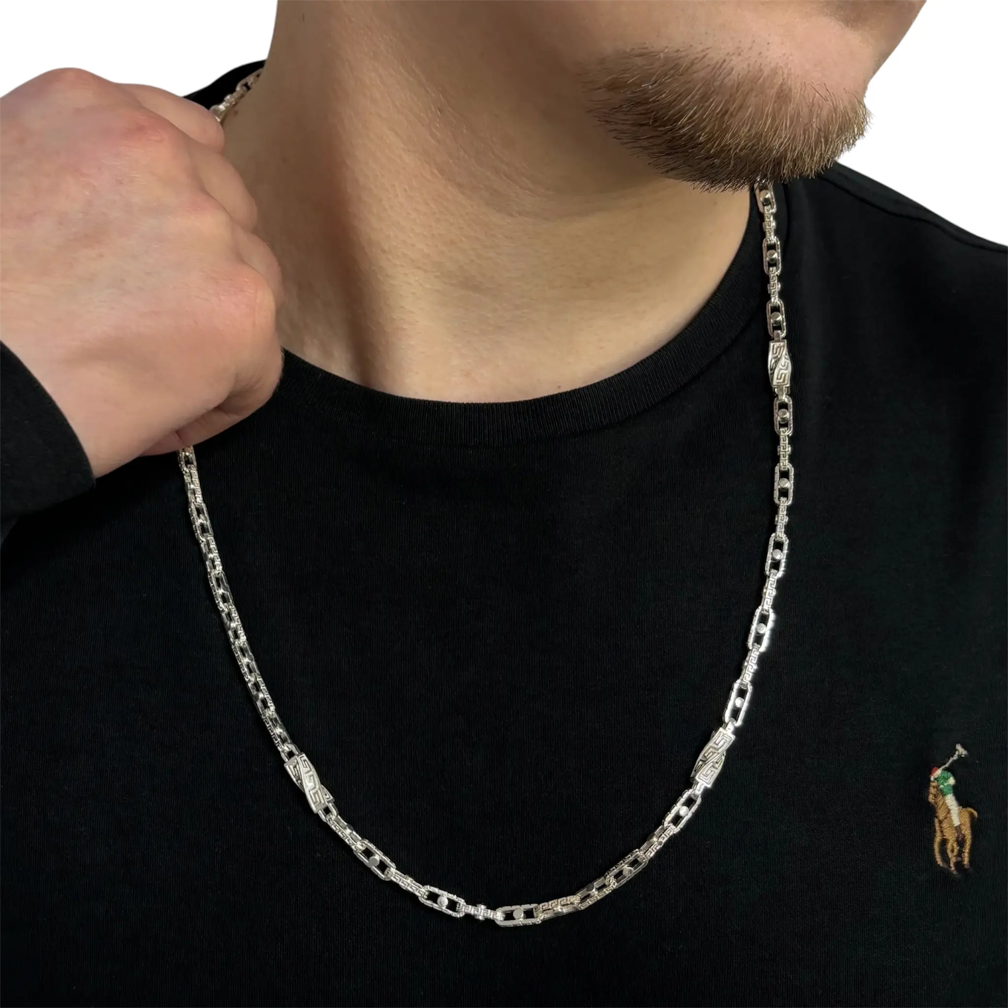 4MM SANTORINI KETTE - SILBER 925