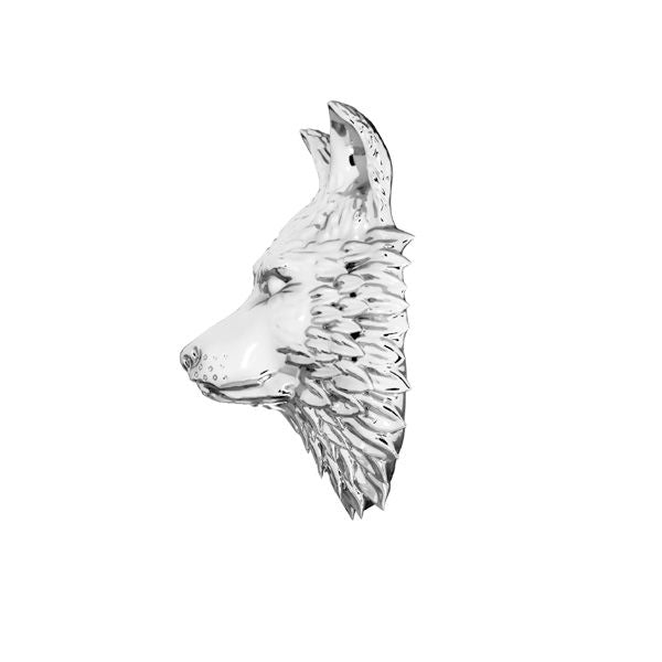 WOLFSKOPF ANHÄNGER - SILBER 925
